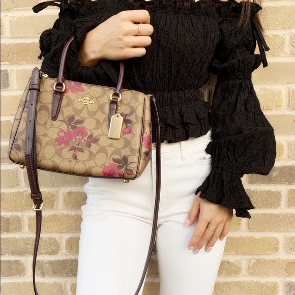 Gaby’sBags💕Coach Mini Carryall Satchel &Crossbody - Picture 7 of 8